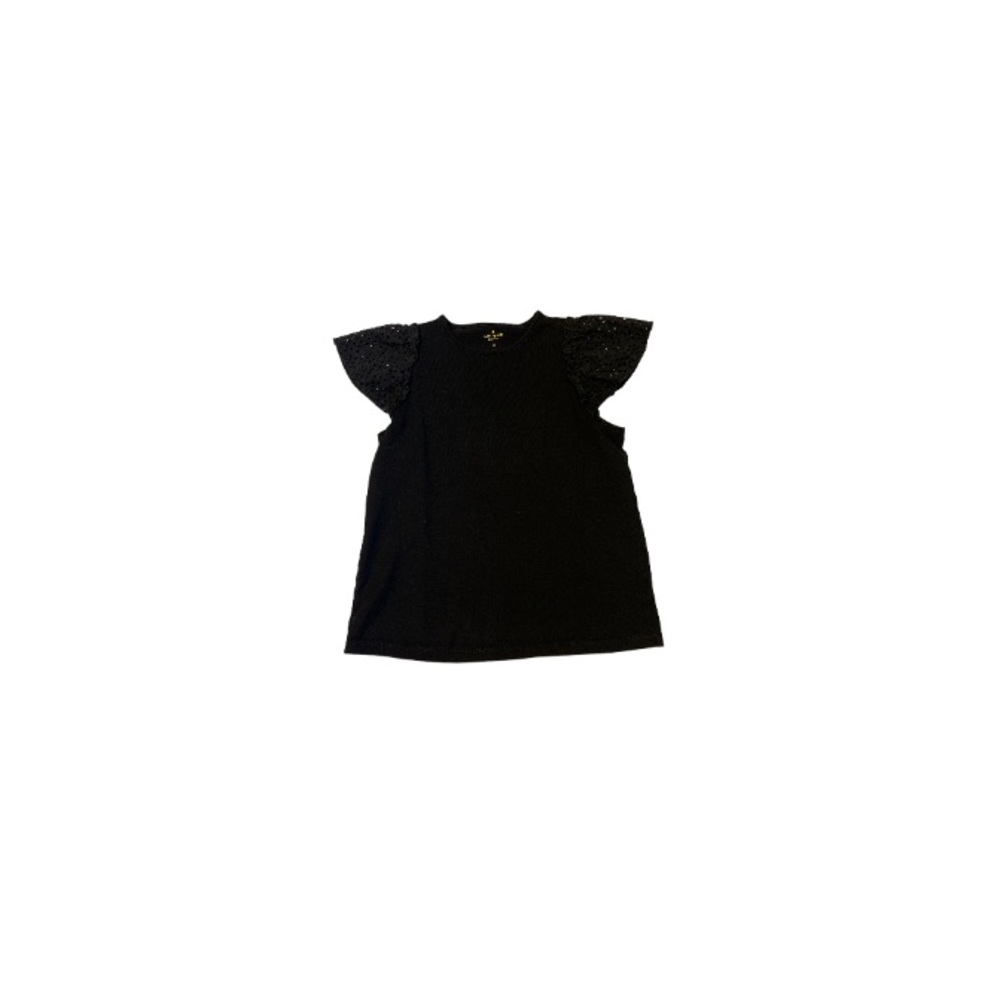 Kate Spade Black Cap Sleeved T-Shirt - Women’s Size XS